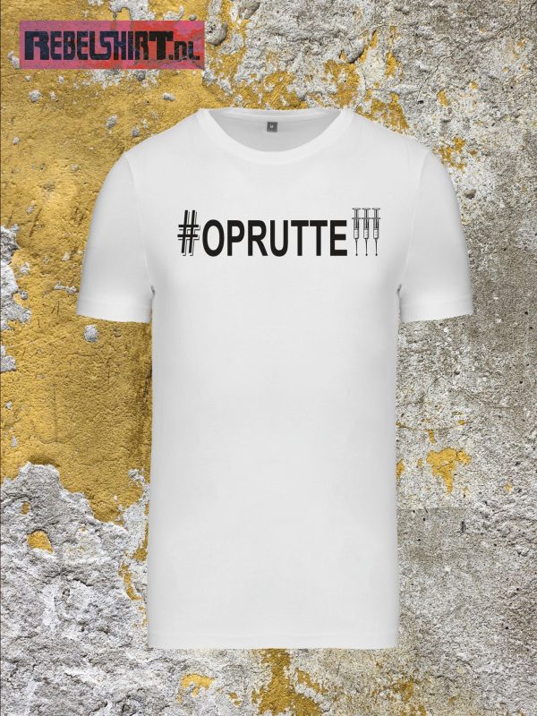 Oprutte Zwart op wit shirt